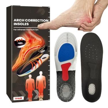 Imagem de Palmilhas | 1 Par com Amortecimento de Impacto | Palmilhas de Apoio Arqueado para Calçado,Para Botas de Trabalho Sapatilhas Saltos Altos Corrida Caminhada Equitação Jogging