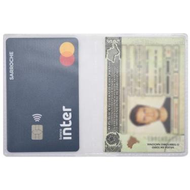 Imagem de Miolo Refil Plástico Carteira Porta Documento Cpf Cnh Cartao - Sarroch