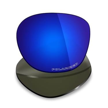 Imagem de Mryok Lentes de reposição polarizadas Plus para óculos de sol Spy Optic Boundless, HD Polarized, proteção UV, resistente a impactos e ajuste perfeito - azul escuro