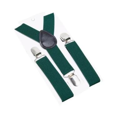 Imagem de Suspensórios Elásticos Ajustáveis Coloridos Para Crianças Meninos E Me