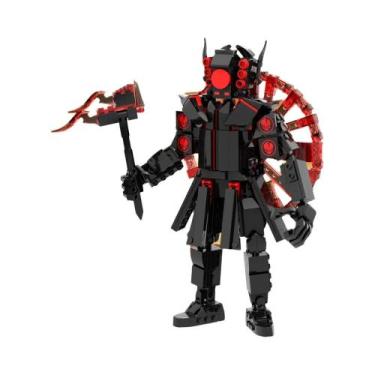 Imagem de Conjunto De Blocos De Montar DIY Para Adultos MOC Skibid-i, Blocos Tit