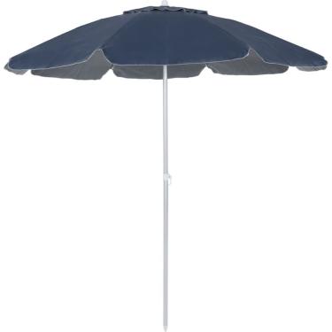 Imagem de Guarda-sol Praia Piscina 2,00m Bagum Alumínio Bel Azul