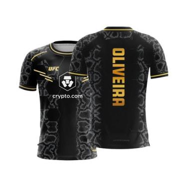 Imagem de Camiseta Masculina UFC MMA Fight Night Champion Respirável Para Academ