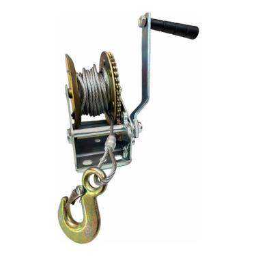 Imagem de guincho m4nv4l com catraca cabo de aço 8m 1200 lbs / 550kg
