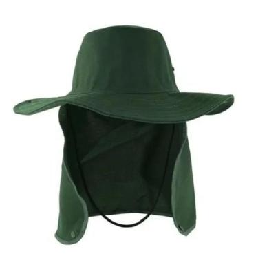 Imagem de Chapéu Pescador Árabe Com Protetor de Nuca - Segurança Total, Verde