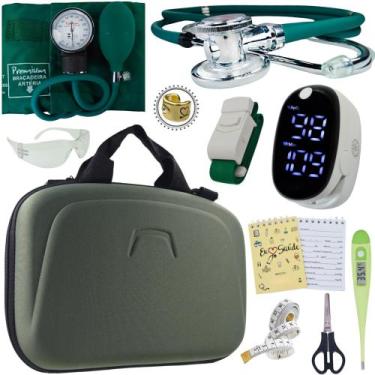 Imagem de Kit Enfermagem Maleta Completo Super Luxo + Monitor Glicose - Love Sau