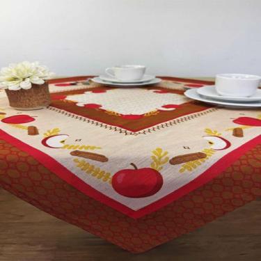 Imagem de Toalha De Chá Centro Mesa KazzaVip 80% Algodão e 20% Poliéster Estampa