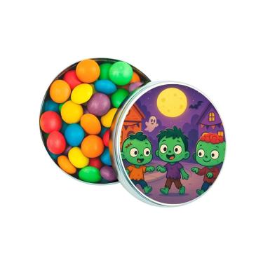 Imagem de Latinha Lembrancinha Personalizada Zumbis Fofinhos