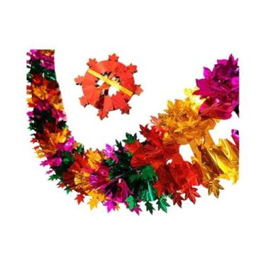 Imagem de Natal Foil Guirlanda, Extra Longo, Teto Pendurado Tinsel, Xmas Home De