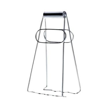 Imagem de Pinça De Aço Inoxidável Dobrável Para Panelas E Pratos, Anti-Queimadur