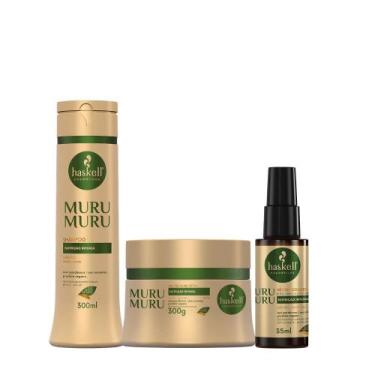 Imagem de Kit Haskell Murumuru Shampoo 300ml + Máscara 300g + Néctar  Nutrição I