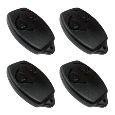 Imagem de Kit 4 Controle Remoto Portão Elétrico Rossi HCS 433Mhz Preto, HCS 433 