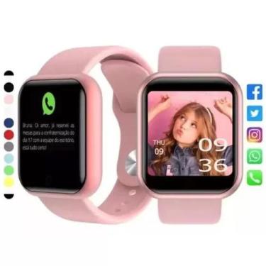 Imagem de Smartwatch Relógio Digital D20 Original Masculino E Feminino - Woofs, 