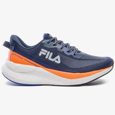 Imagem de Tênis Fila Striker Masculino Marinho, Marinho laranja azul, 38