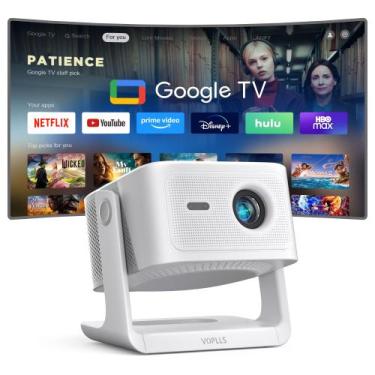 Imagem de Projetor Inteligente VOPLLS 4K Google TV WiFi Bluetooth 5.2