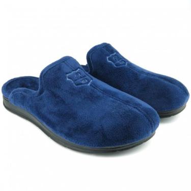 Imagem de Pantufa Masculino Pegada, Azul, 37