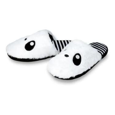 Imagem de Pantufa Chinelo de Panda Sola Emborrachada Importway Tamanho 40/41 IWP