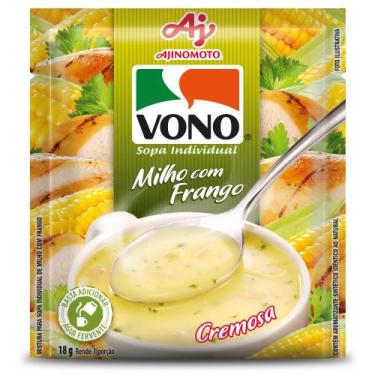 Imagem de Sopa cremosa VONO Sabor Milho com Frango 18g - VONO®