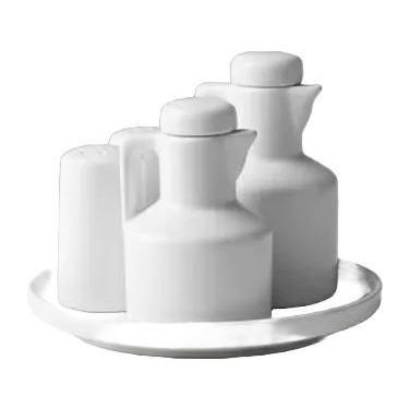 Imagem de kit galheteiro 5 peças porcelana - SEM
