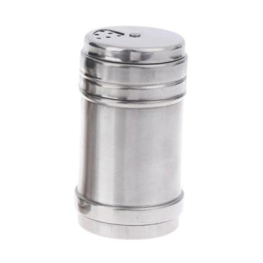 Imagem de Saleiro em Inox 9.5cm com Tampa Abertura de 3 Tamanhos - HM9125 / 9150