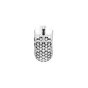 Imagem de Mouse Gamer Sem Fio Attack Shark R5 Ultra, 42000 DPI, Fibra de Carbono, Switch Óptico, Tri-Mode Wireless Bluetooth USB-C, Branco - R5 ULTRA