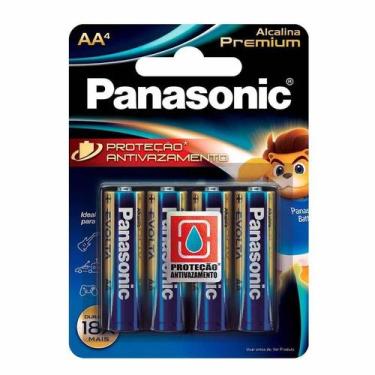Imagem de Pilha Alcalina Premium Panasonic Aa Pequena 04 Unidades Lr6egr/4b96 - 