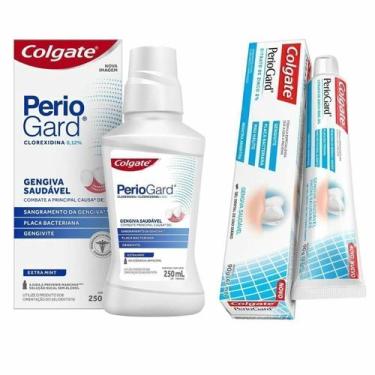 Imagem de Kit Periogard Colgate Enxaguante Bucal + Creme Dental 90g