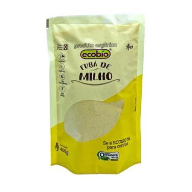 Imagem de Kit 3X: Fubá de Milho Orgânico Ecobio 400g