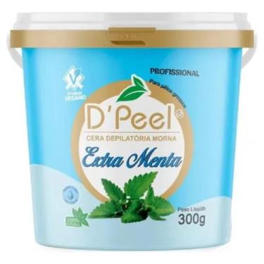 Imagem de DPeel Cera Depilatória Profissional Morna 300g - Ext. Menta