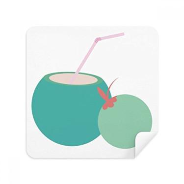 Imagem de Thailand Coconut Juice Art Illustration Glasses Cloth Screen Cleaner Suede Fabric 2 Pack