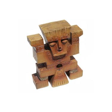 Imagem de Escultura Totem Inca Estatua Decorativa Totem Em Resina