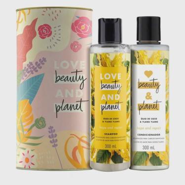 Imagem de Kit Love Beauty And Planet Coco Ylang Ylang Shampoo 300 Ml + Condicionador 300ml + Lata