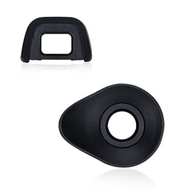 Imagem de JJC 2 Tipos DSLR Câmera Eyecup Eyepiece Viewfinder para Nikon D7200 D7100 D7000 D5000 D750 D610 D600 D300 D300s D90 D80 Substitui Nikon DK-21 DK-23 Copo para os olhos - 2 pacotes