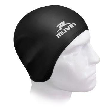 Imagem de Touca de Natação em Silicone Orelha Muvin – Hidroginástica – Silicone – Alta Resistência – Esportes Aquáticos - Proteção Total da Orelha e Ouvido - Treino – Competição – Lazer – Durabilidade – Unissex