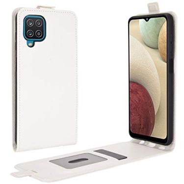 Imagem de Mobile phone accessories Para Samsung for Galaxy A12 R64 Texture Single Vertical Flip Capa protetora de couro com slots para cartões e moldura de foto phone case