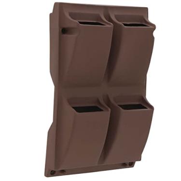 Imagem de FLOREIRA DE PLASTICO MALAIA MARROM