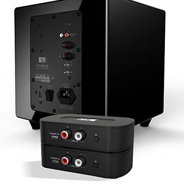 Imagem de Kit de subwoofer sem fio OSD 5,8 GHz transmissor e receptor, conexão rápida WSK-SUB