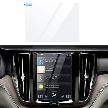 Imagem de Autorder Ajuste personalizado para protetor de tela 2016-2021 2022 Volvo V90 XC90 S90 XC60 V60 S60 XC40 Película protetora de tela sensível ao toque de navegação 9H (22 cm)