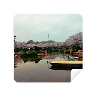 Imagem de DIYthinker Rosa Bough Limpador de tela de pano de limpeza para fotografia em camurça 2 peças