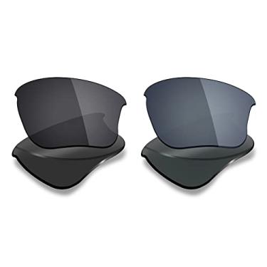 Imagem de 2 pares de lentes polarizadas de substituição da Mryok para óculos de sol Oakley Flak Jacket XLJ – Opções