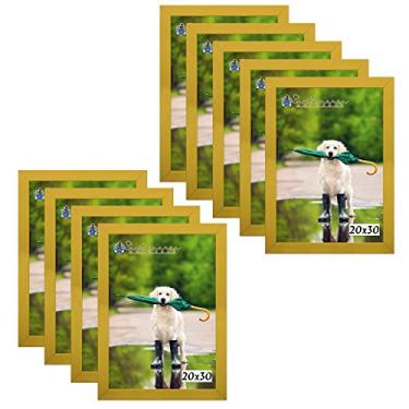 Imagem de Kit 9 Molduras Porta Retrato 20X30 Amarelo