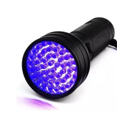 Imagem de Lanterna Uv 21 Leds Ultra Violeta - Dinheiro Falso Luz Negra