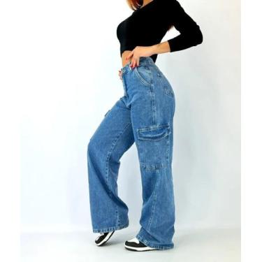 Imagem de Calça Jeans Cargo - Nice Modas