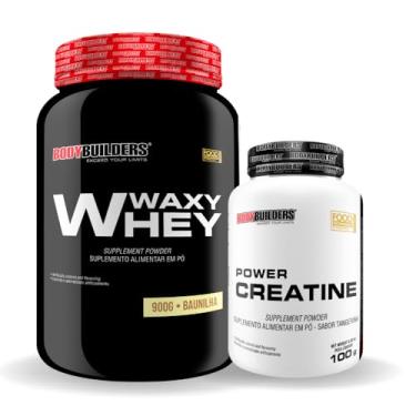 Imagem de Kit Waxy Whey 900g + Power Creatina 100g - Bodybuilders (Baunilha)