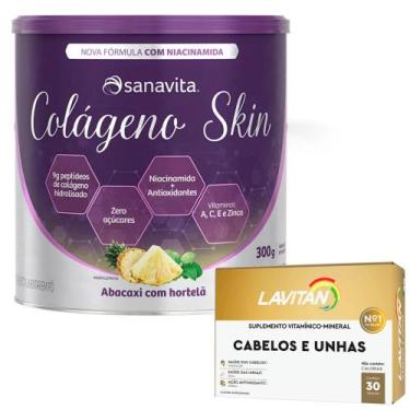 Imagem de Colágeno Skin 300G - Sanavita - Redução De Rugas + Cabelos E Unhas - 3