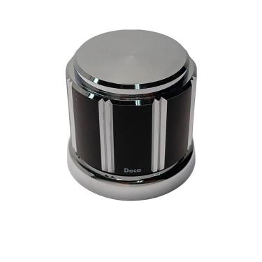 Imagem de Acabamento para Registros Deca Linha Maxim Cromado e Preto C75 - 4900C75PQ