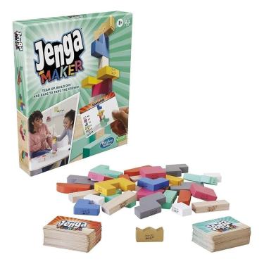 Imagem de Jogo divertido jenga maker hasbro gaming f4528