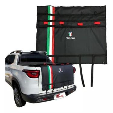 Imagem de Suporte Protetor De Caçamba Transbike Fiat Toro Para 4 Bickes Premium 