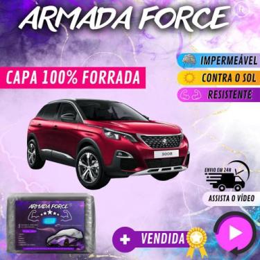 Imagem de Capa Cobrir Carro PEUGEOT 3008 100% Forrada Armada Force 100% Impermeá