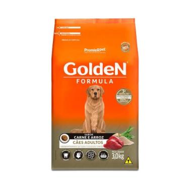 Imagem de Golden formula adultos carne e arroz 3,0 kg